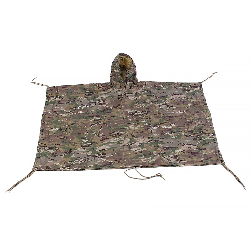 Camouflage Raincoat Poncho