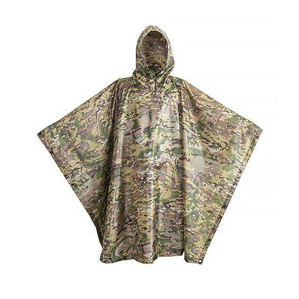 Camouflage Raincoat Poncho