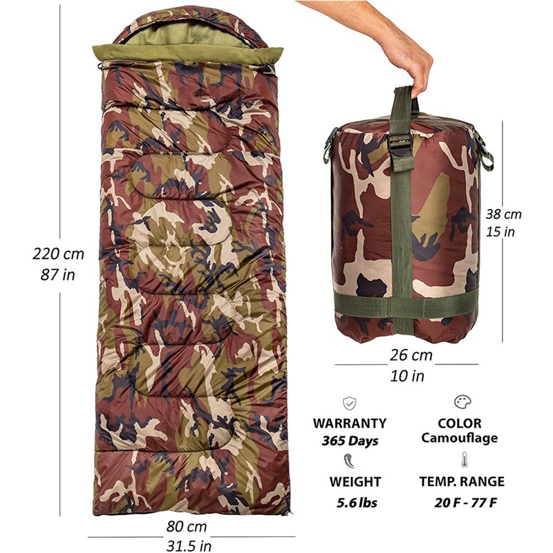 Camouflage Outdoor Camping Sleeping Bag