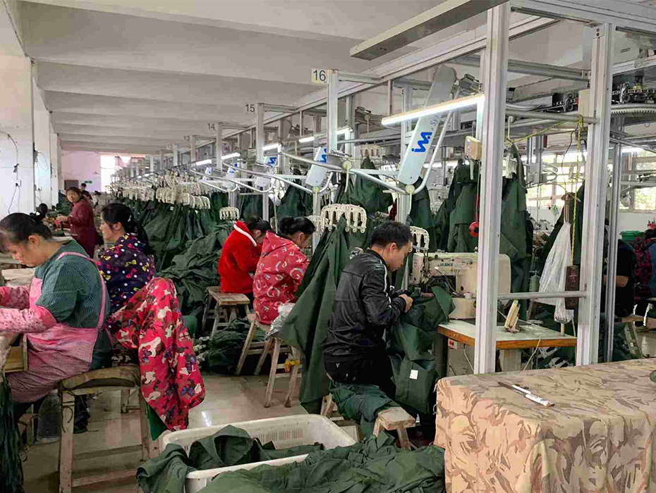 military clothing workshop