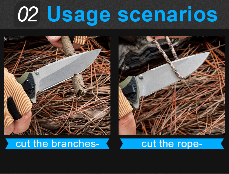 Folding Pocket Knife Black
