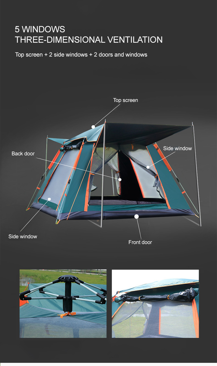 glamping tents detail