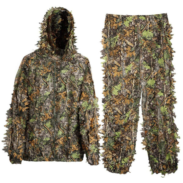 Camo Hunting Suit Camouflage 3D Leaf