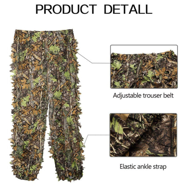 Camo Hunting Suit Camouflage 3D Leaf