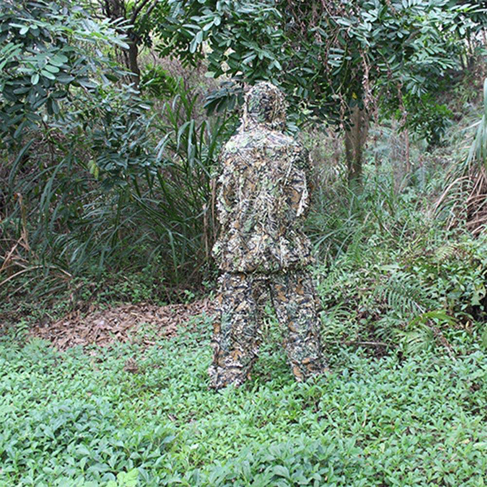 Camo Hunting Suit Camouflage 3D Leaf