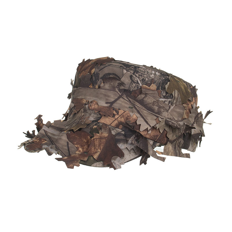 Camouflage hunting Cap details