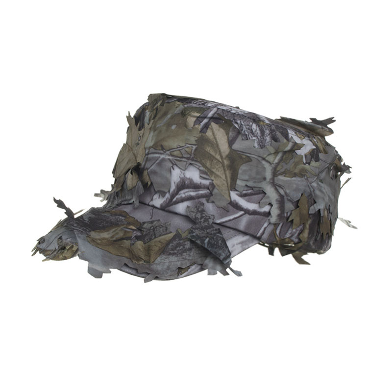 Camouflage hunting Cap details