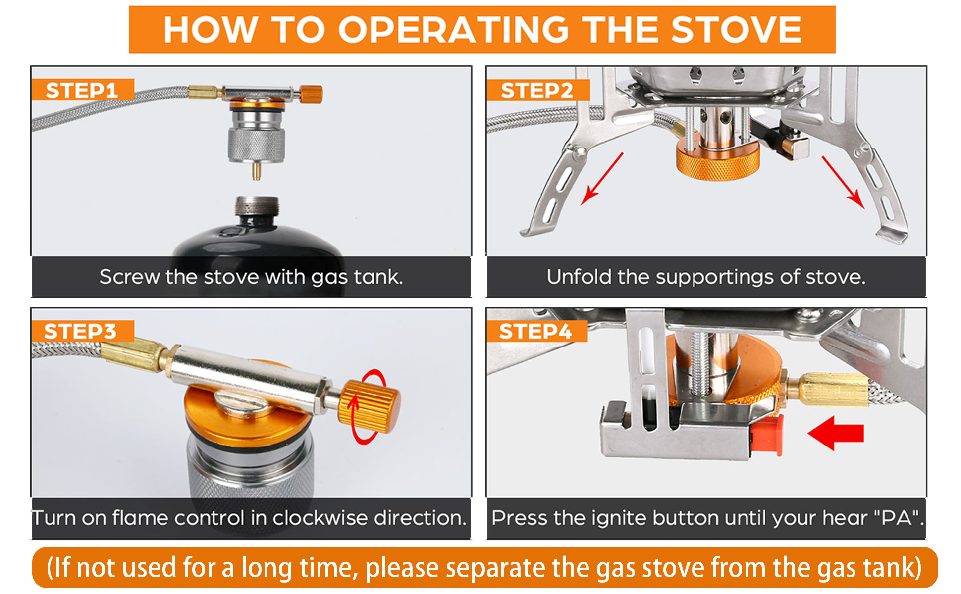Camping Backpacking Stove details 3