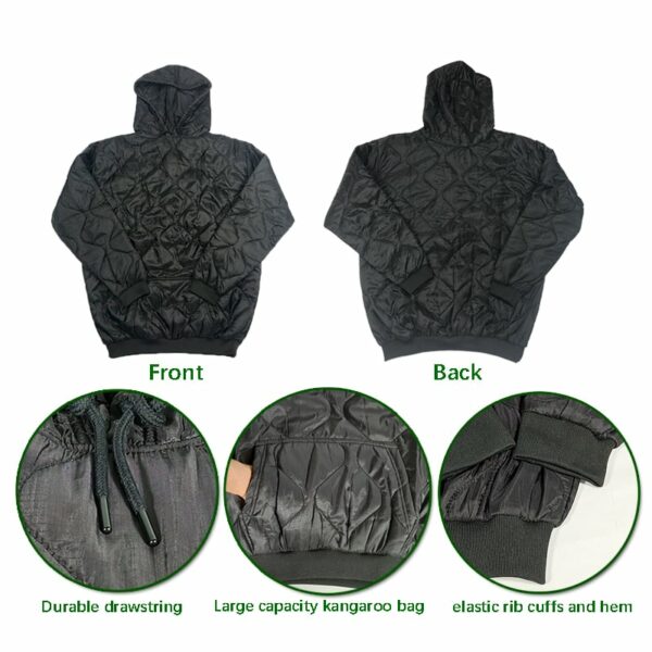 Place of Origin: Jiangsu, China Brand Name: OEM Product Name: Nylon Rip-stop Waterproof Pullover Solid woobie Hoodie Jacket Color: Camouflage, Solid color Usage: Keep warm Season: 3 season Fabric: Nylon rip-stop Net Weight: 500g Size: S-4XL Function: Keep warm Keywords: woobie hoodie, poncho liner MOQ: 50 units