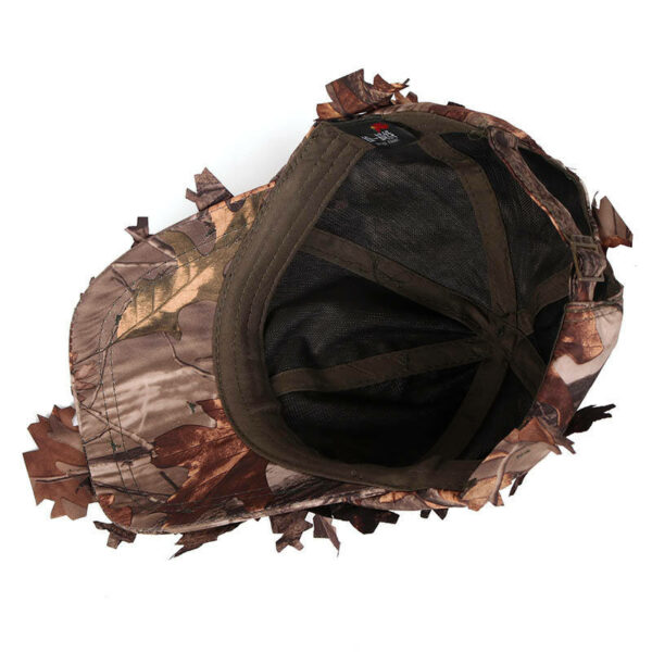 Outdoor 3D real tree printing hat