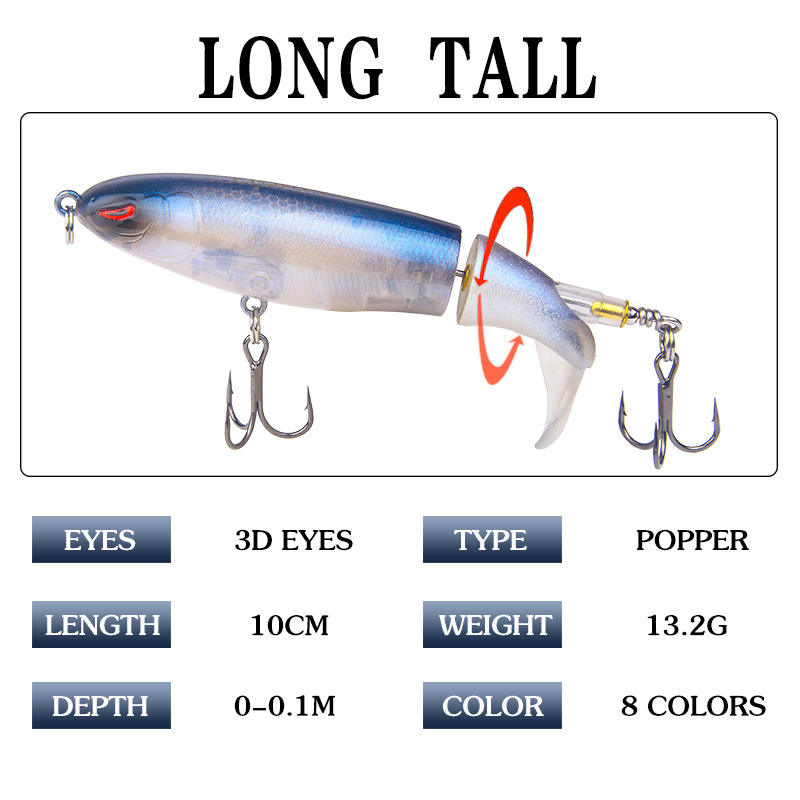 13g 35g Top Water Bass Bait Lure With Propel