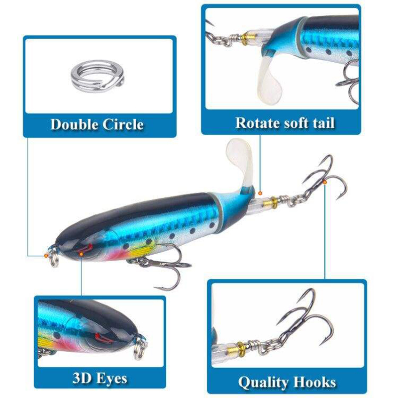 13g 35g Top Water Bass Bait Lure With Propel