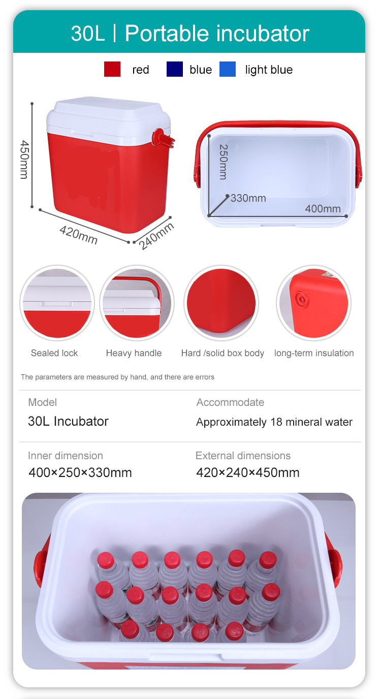 Camping Plastic OEM Ice Chest Cooler Box Detail