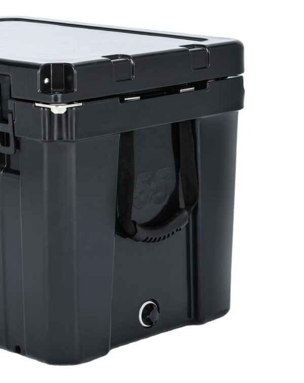 Ice Cooler Box 55QT Rotational Molding Hard Big Coolers With Pu Foam Filling