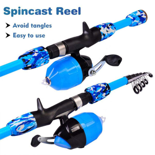 Kids Fishing Rod and Reel Combo Kit