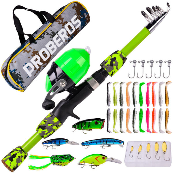 Kids Fishing Rod and Reel Combo Kit