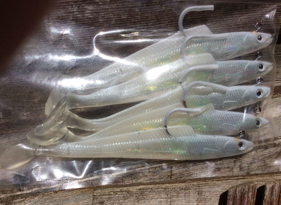 Lead Jig Head Eel Sandeel Soft Fishing Lure