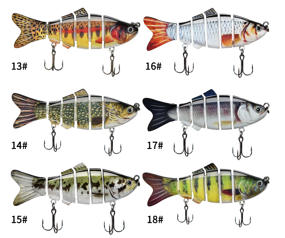 Multi Jointed Fishing Lures Detail