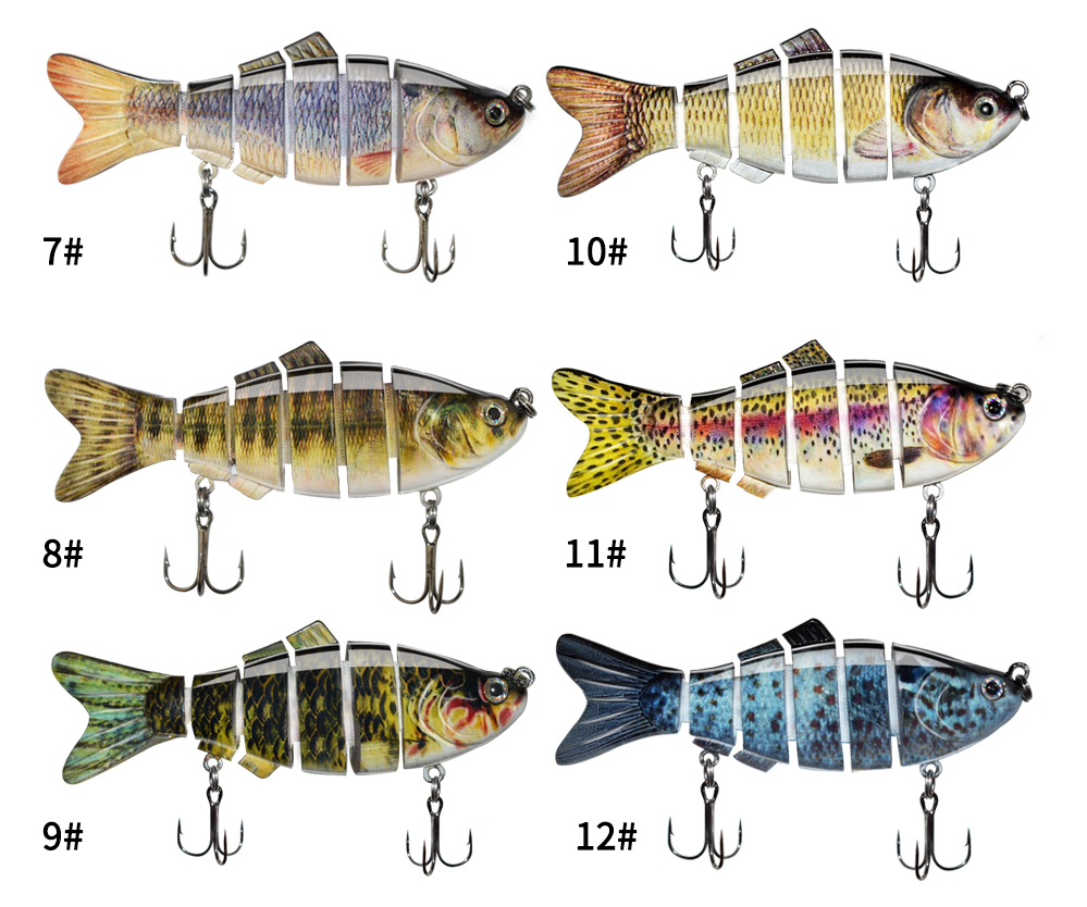 Multi Jointed Fishing Lures Detail