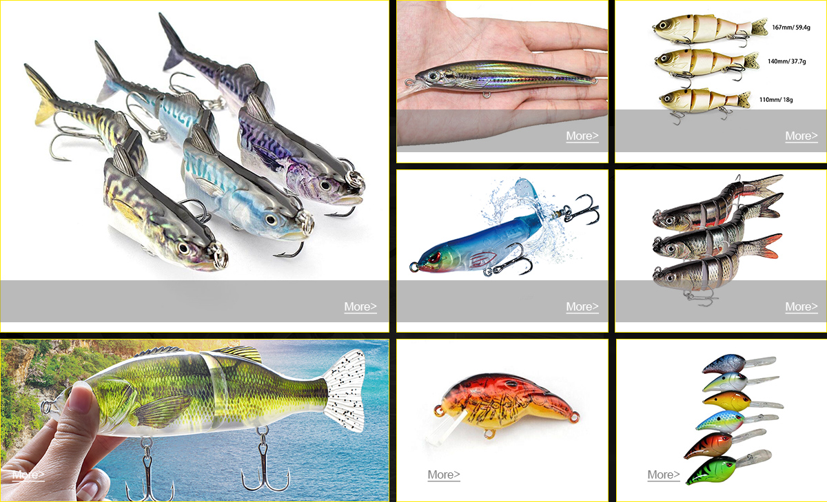 Multi Jointed Fishing Lures Detail