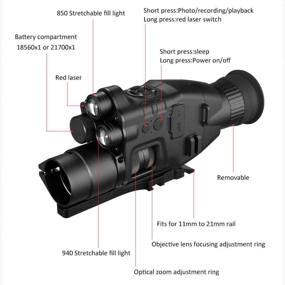 Night Vision Scope Digital