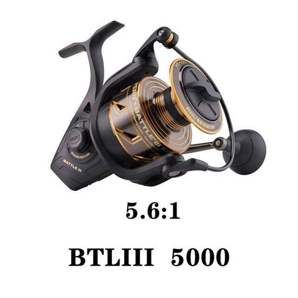 penn BATTLE III BTL III 6000HS 8000 full metal spinning fishing reel 5+1BB  Ht