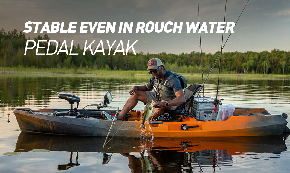 Pedal kayak fishing kayak for adults single sit Detail