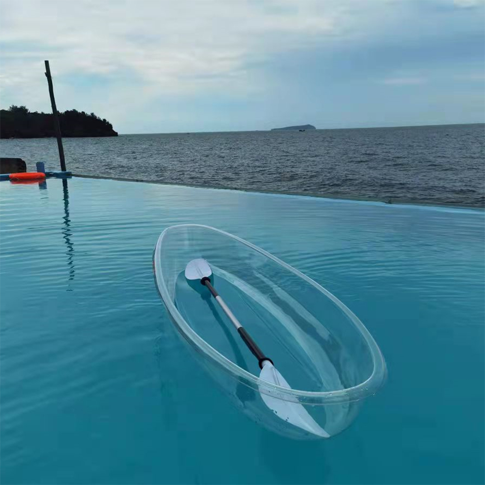 Hot Selling Clear Bottom See Through Boat PC Transparent Canoe Kayak