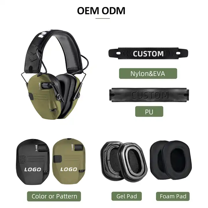 Wholesale Electronic Hearing Protection Earmuffs for Shooting
